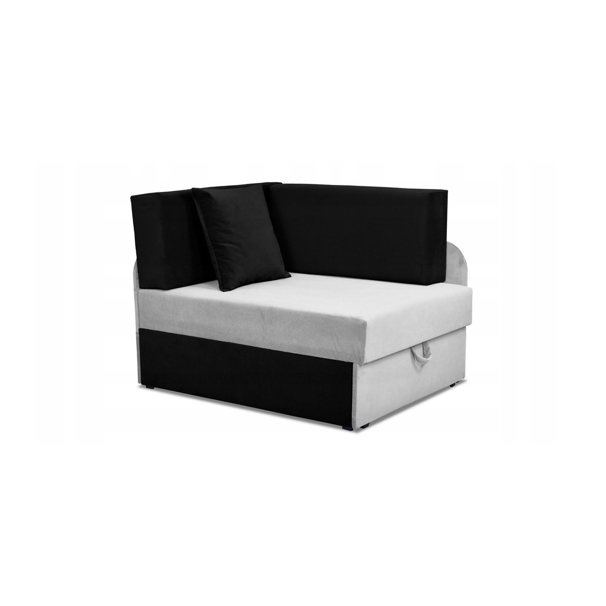 Family Meble Denis Duo Kinder-Ecksofa als ausziehbares Kinderbett mit Container und Matratze aus Massivholz - Bild 6