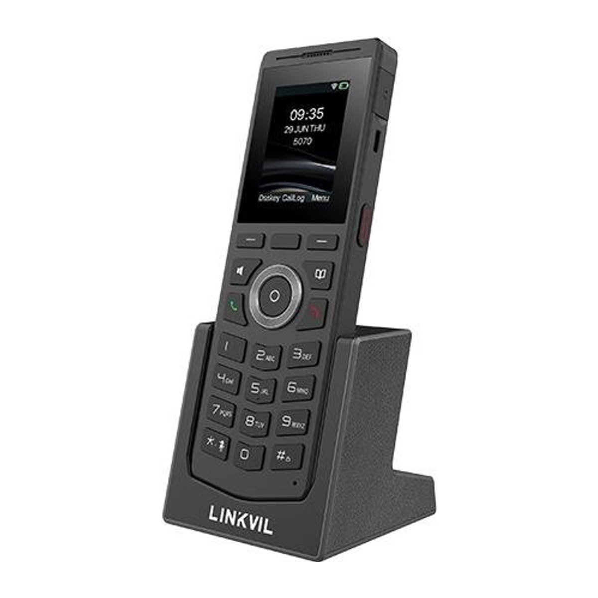Fanvil W610W IP-Mobiltelefon Schwarz Kabelloses Mobilteil IP67 mit 4 Zeilen und 1000 Einträgen - Bild 1