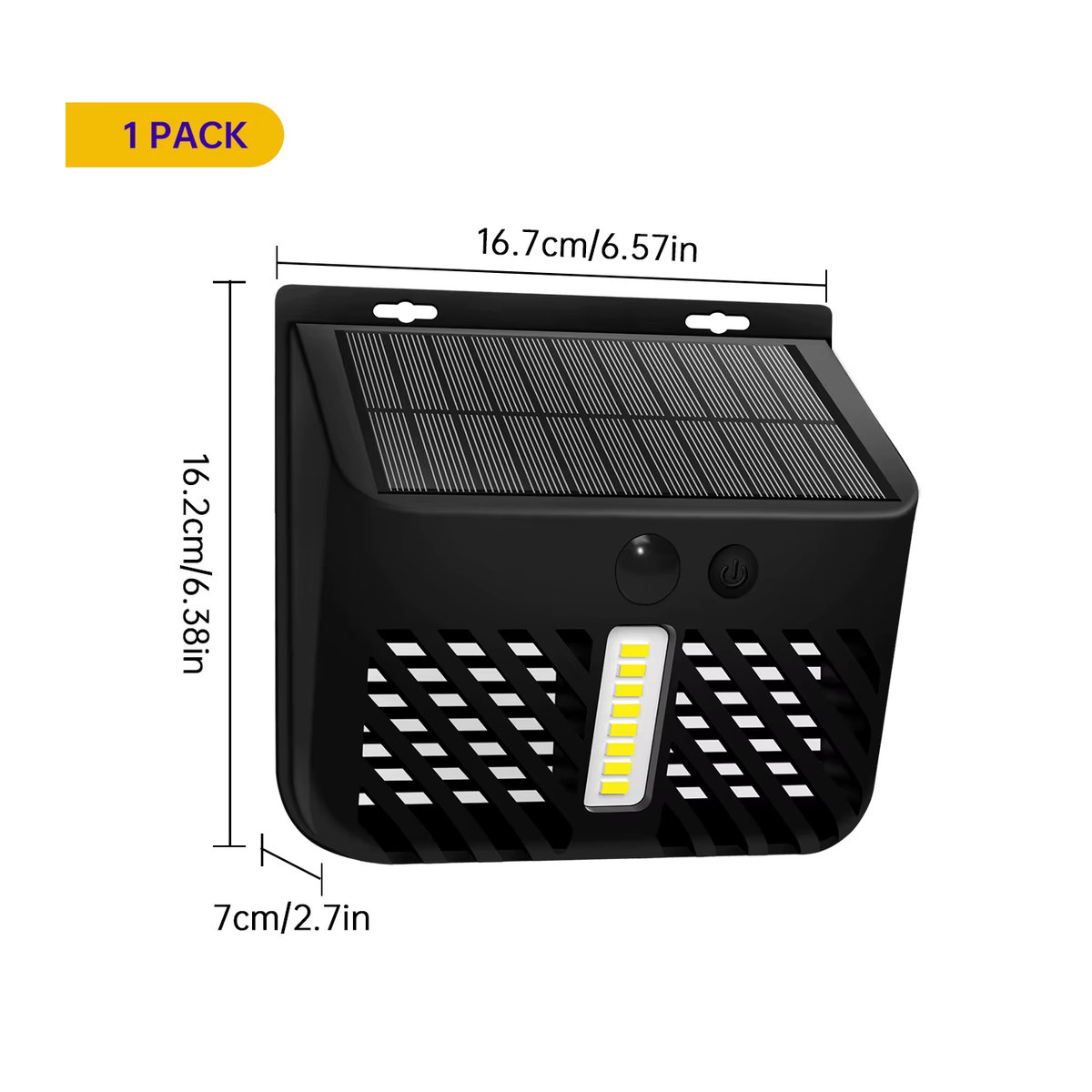 FANZHI Solar Bug Zapper Outdoor Moskito Mörder mit Bewegungssensor und Wasserdichtigkeit als Solar Powered Fliegenfalle für Garten und Hof - Bild 7
