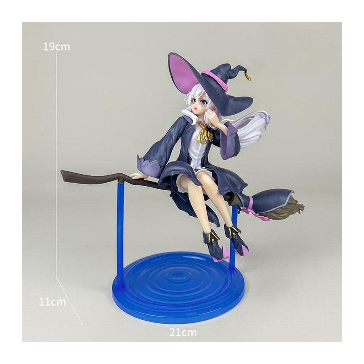 Fashnics Anime Actionfigur Die wandernde Hexe Die Reise von Elaina aus PVC, Multicolor, Höhe: 20 cm - Bild 1