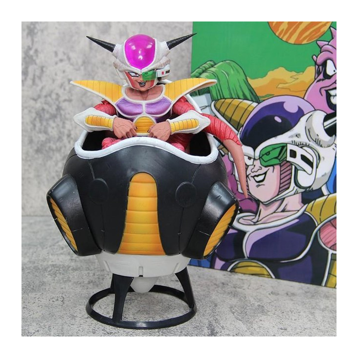 Fashnics Anime Dragon Ball Actionfigur Frieza Dodoria Zarbon Modell aus PVC mit Box, Höhe: 16 cm - Bild 1