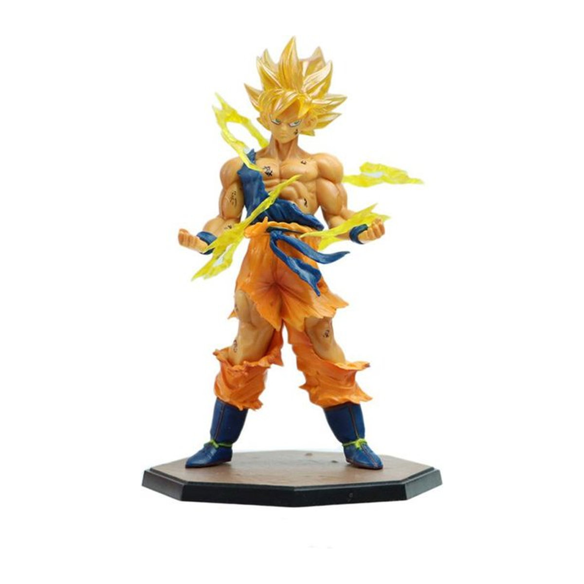 Fashnics Anime Dragon Ball Son Goku Super Saiyan Actionfigur, Multicolor, Höhe: 18 cm - Bild 1