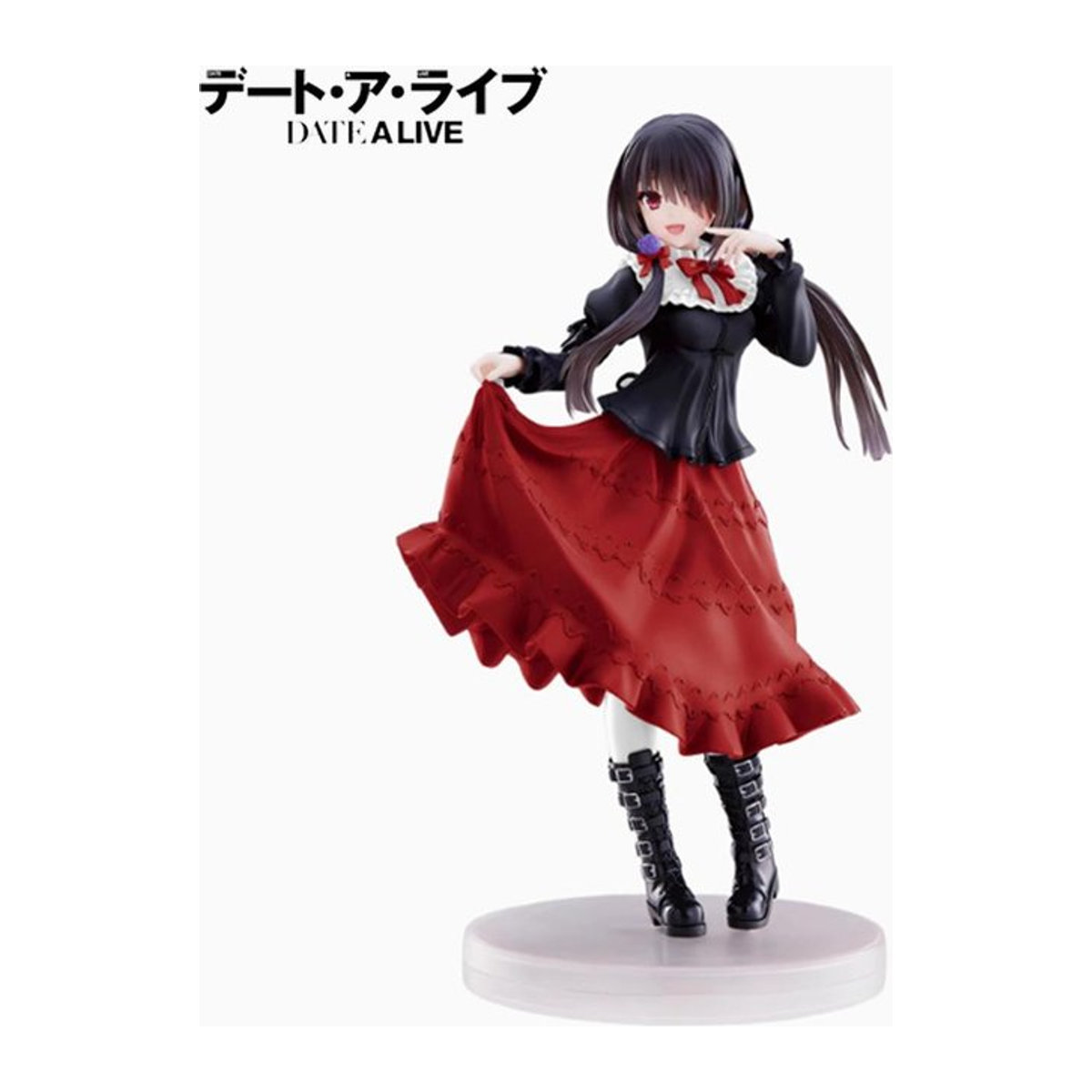 Fashnics Anime Figur Kurumi Tokisaki aus Date A Live IV in Rot, Sammlungsmodell aus PVC, Höhe: 20 cm - Bild 1
