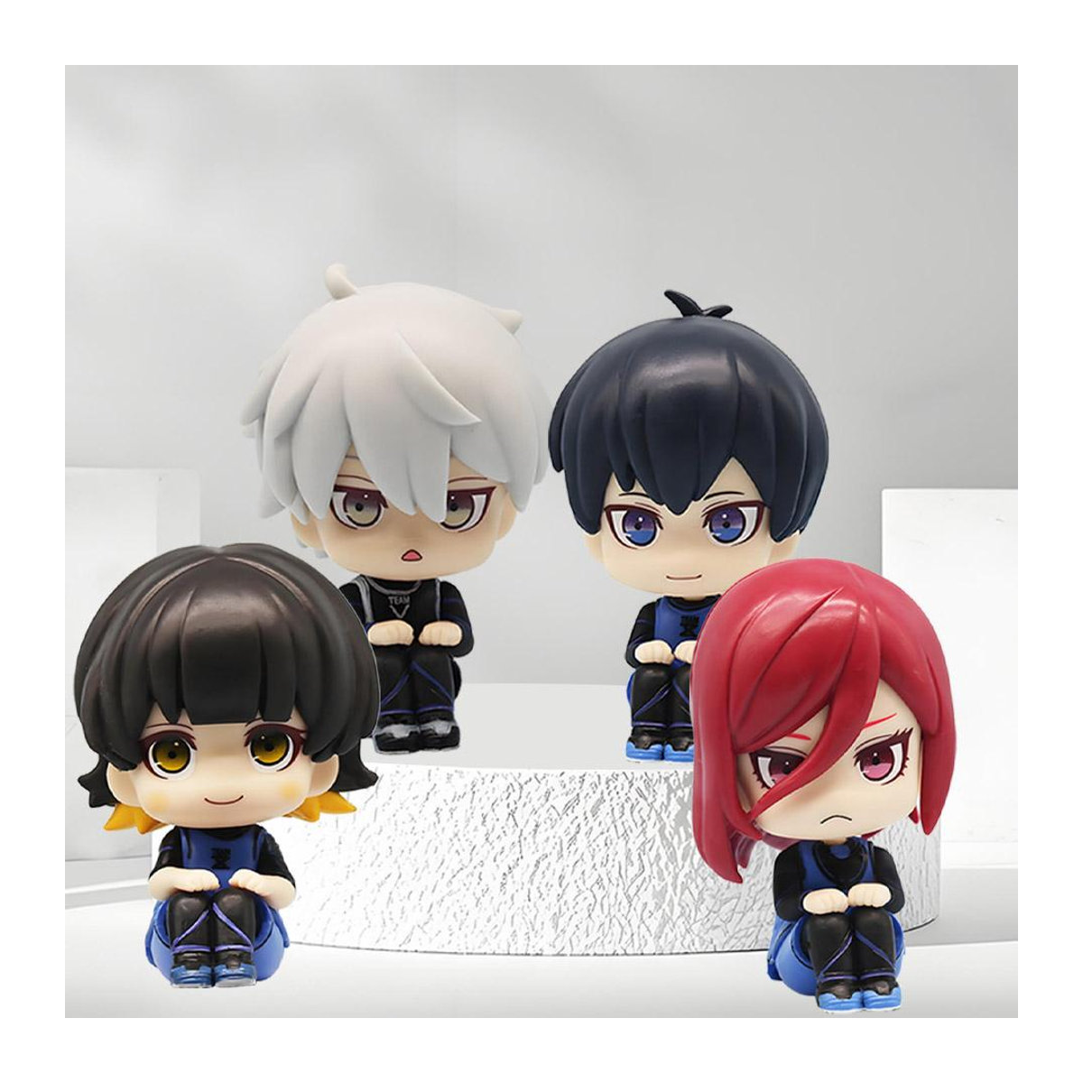 Fashnics Anime-Figuren Haikyuu!! Shoyo Hinata und Tobio Kageyama Actionfiguren aus PVC in Multicolor für Sammler und Kinder - Bild 1