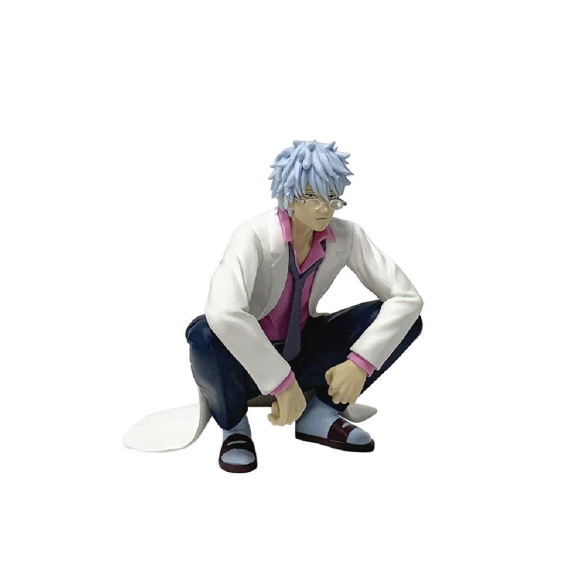 Fashnics Anime Gintama Yorozuya Sakata Gintoki Actionfigur aus PVC und ABS, Höhe: 12 cm, Multicolor - Bild 1