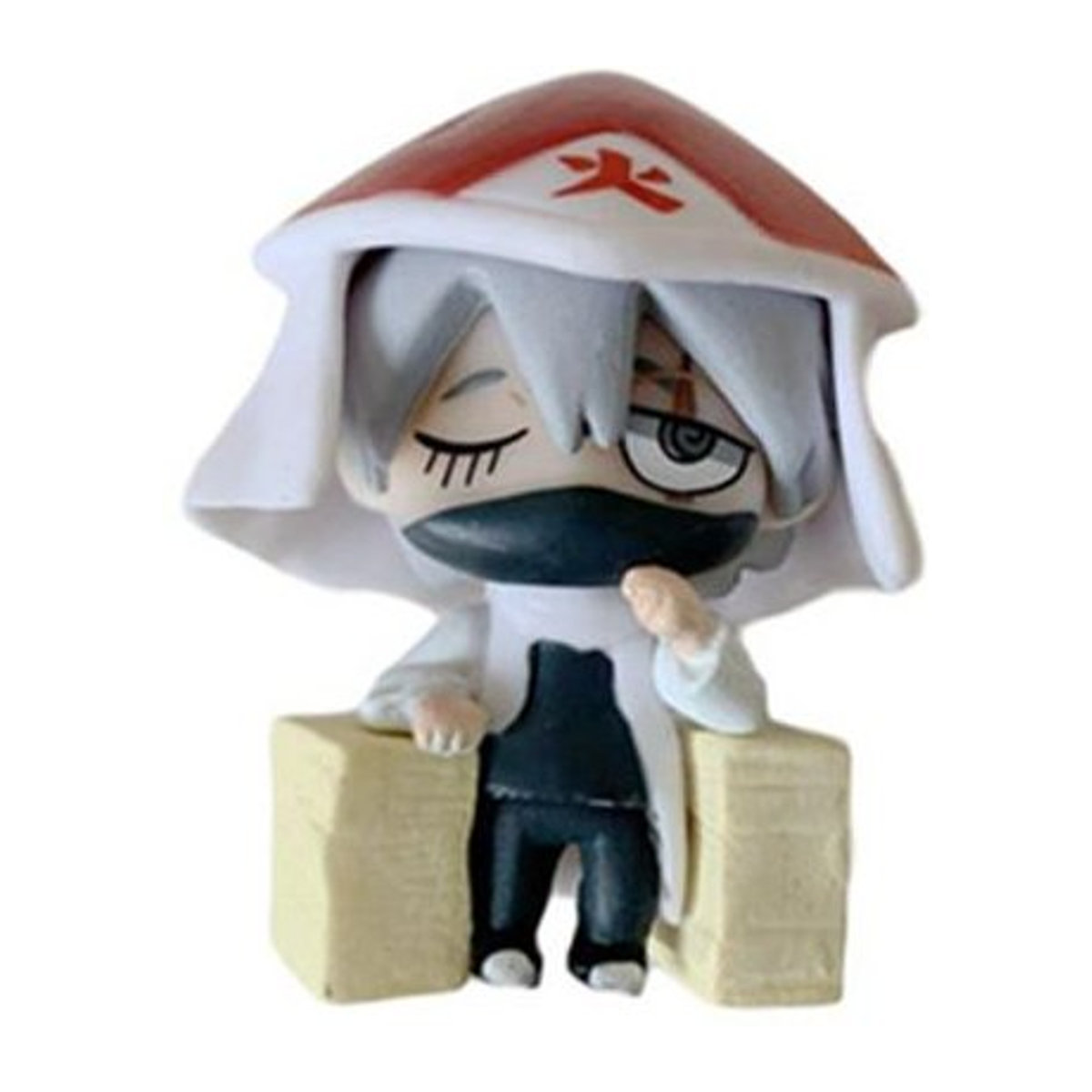 Fashnics Anime Naruto Hatake Kakashi Ninja Figur aus PVC, Sitzende kleine Statue in Multicolor - Bild 1