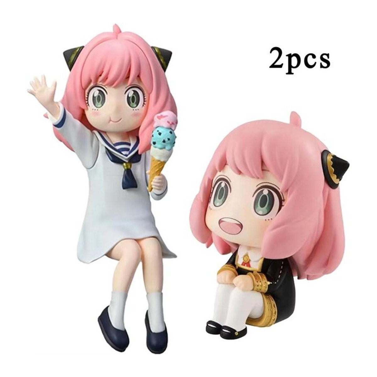 Fashnics Anya Actionfigur aus der Anime Serie SPY×FAMILY als Kawaii Mädchen Figur aus PVC in Multicolor, Höhe: 13,0 cm - Bild 1