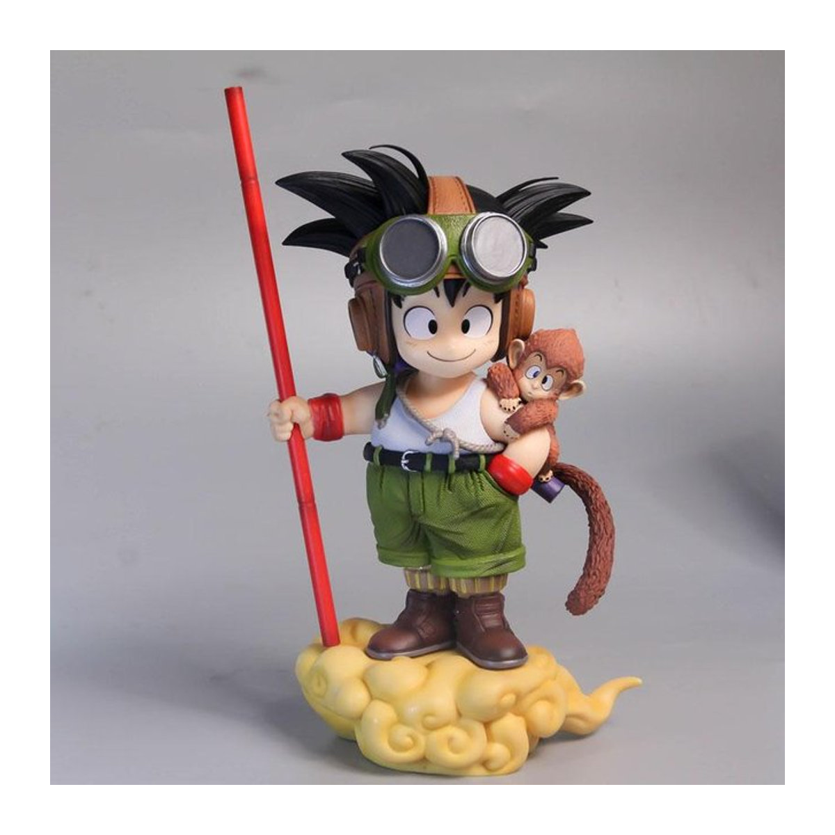 Fashnics Dragon Ball Son Goku Actionfigur mit Affenkind Goku aus PVC, Multicolor, Höhe: 26 cm - Bild 1