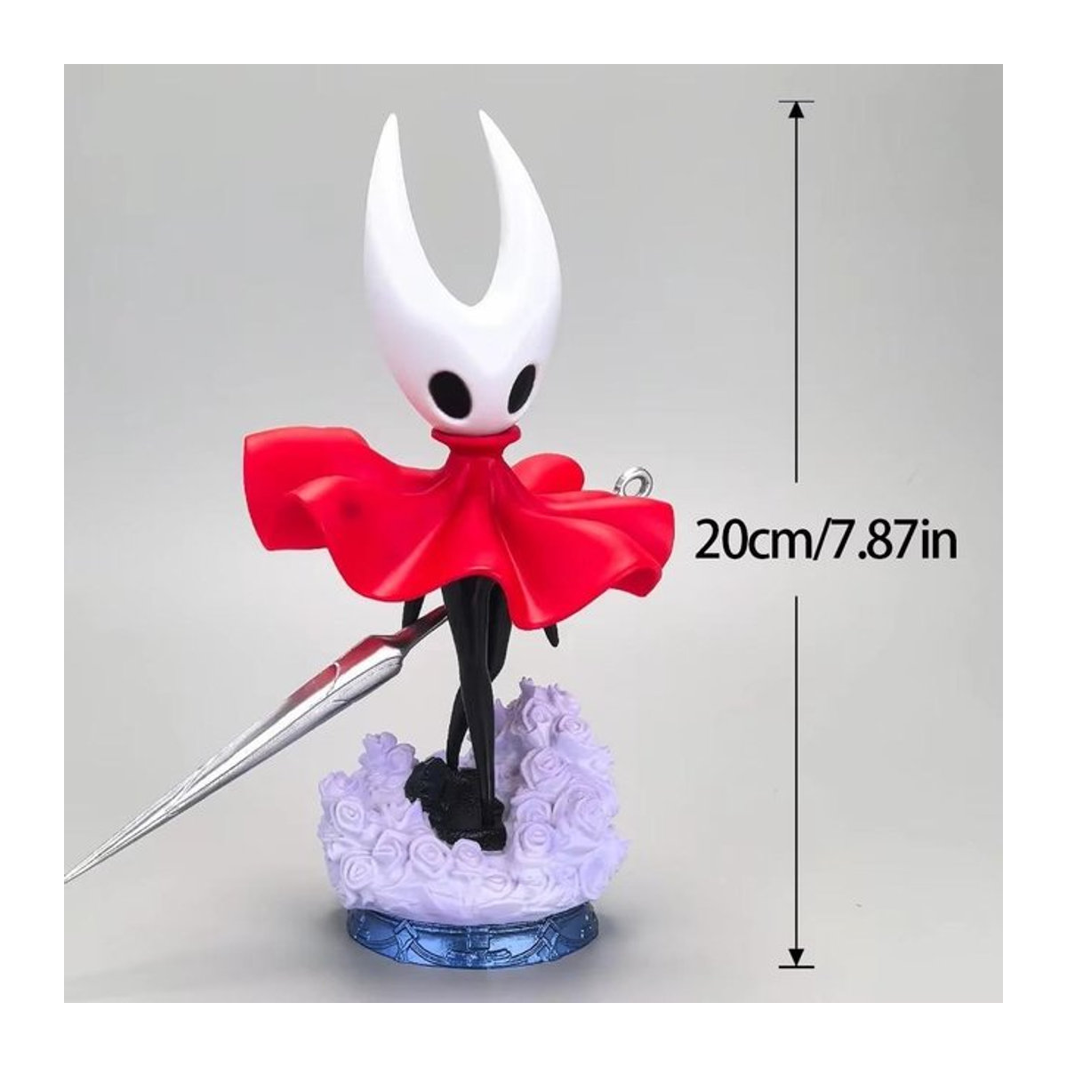 Fashnics Hollow Knight Anime Actionfigur Hornet und Quirrel Sammlermodell aus PVC in Rot - Bild 1