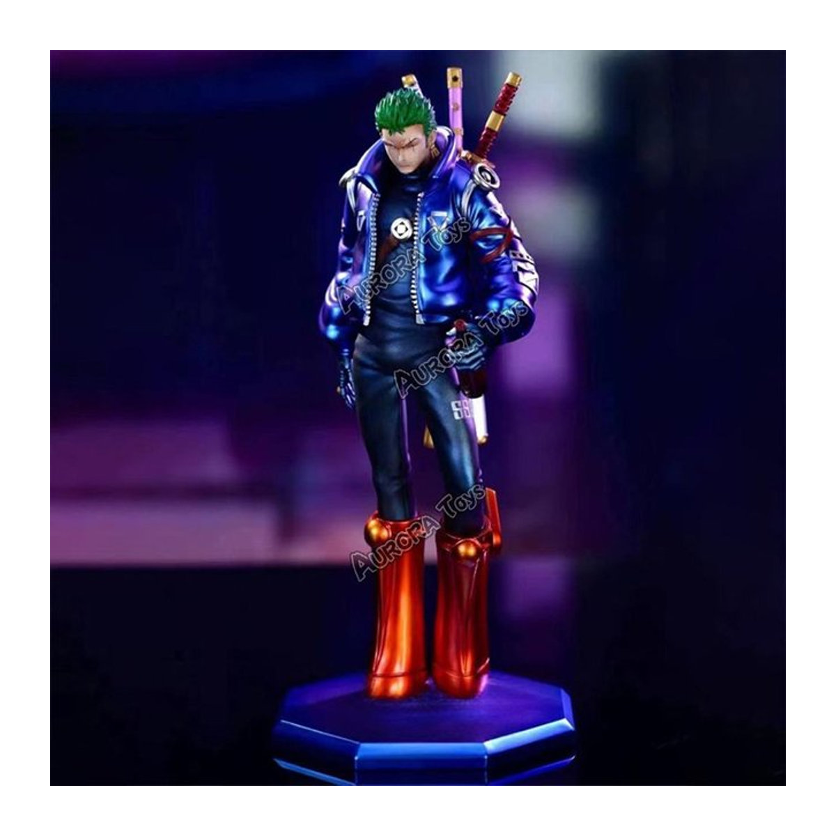 Fashnics One Piece Anime Figur Zoro Egghead aus PVC, Multicolor, Höhe: 24 cm - Bild 1