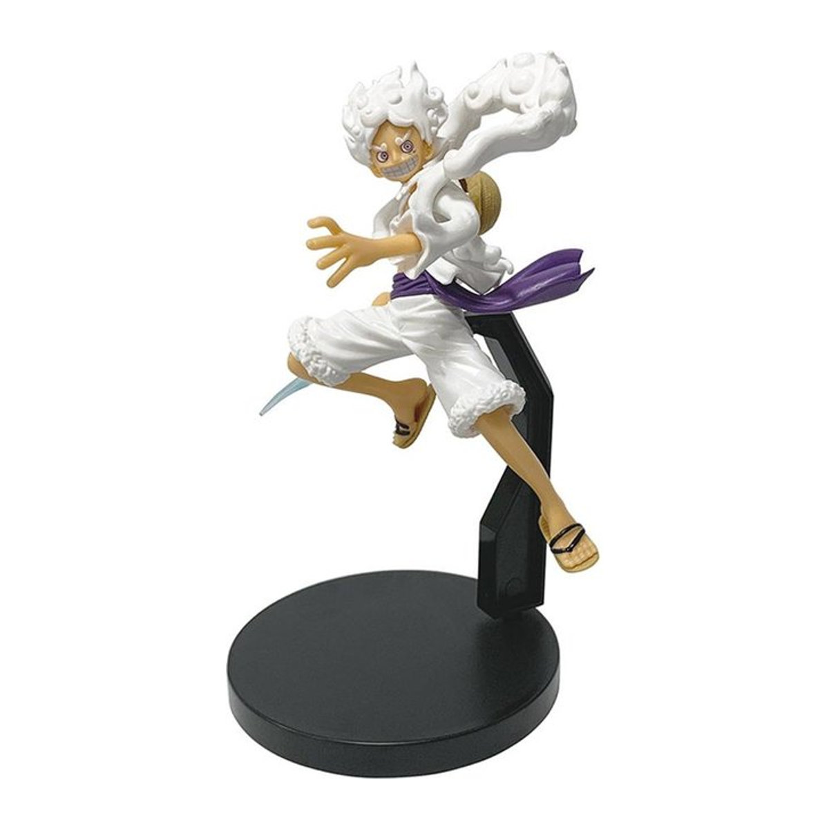 Fashnics One Piece Monkey D. Luffy Gear 5 Sonnengott Nika Actionfigur aus PVC in Weiß, Höhe: 17,5 cm - Bild 1