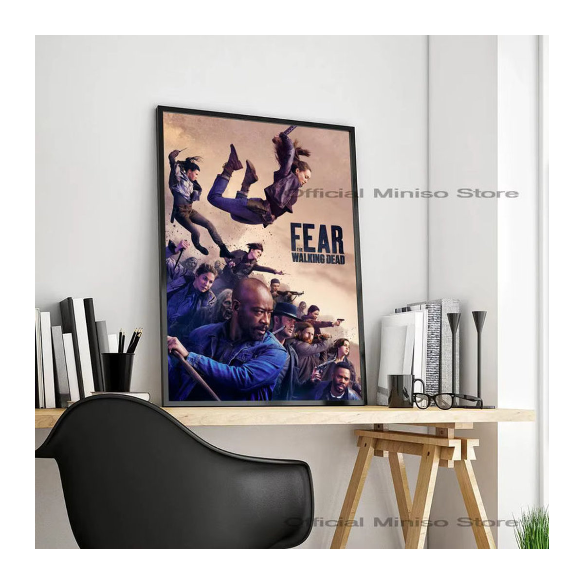 Fear The Walking Dead Anime Poster Selbstklebender Wasserdichter Wandaufkleber aus Papier für dein Zuhause in Mehrfarbig - Bild 6