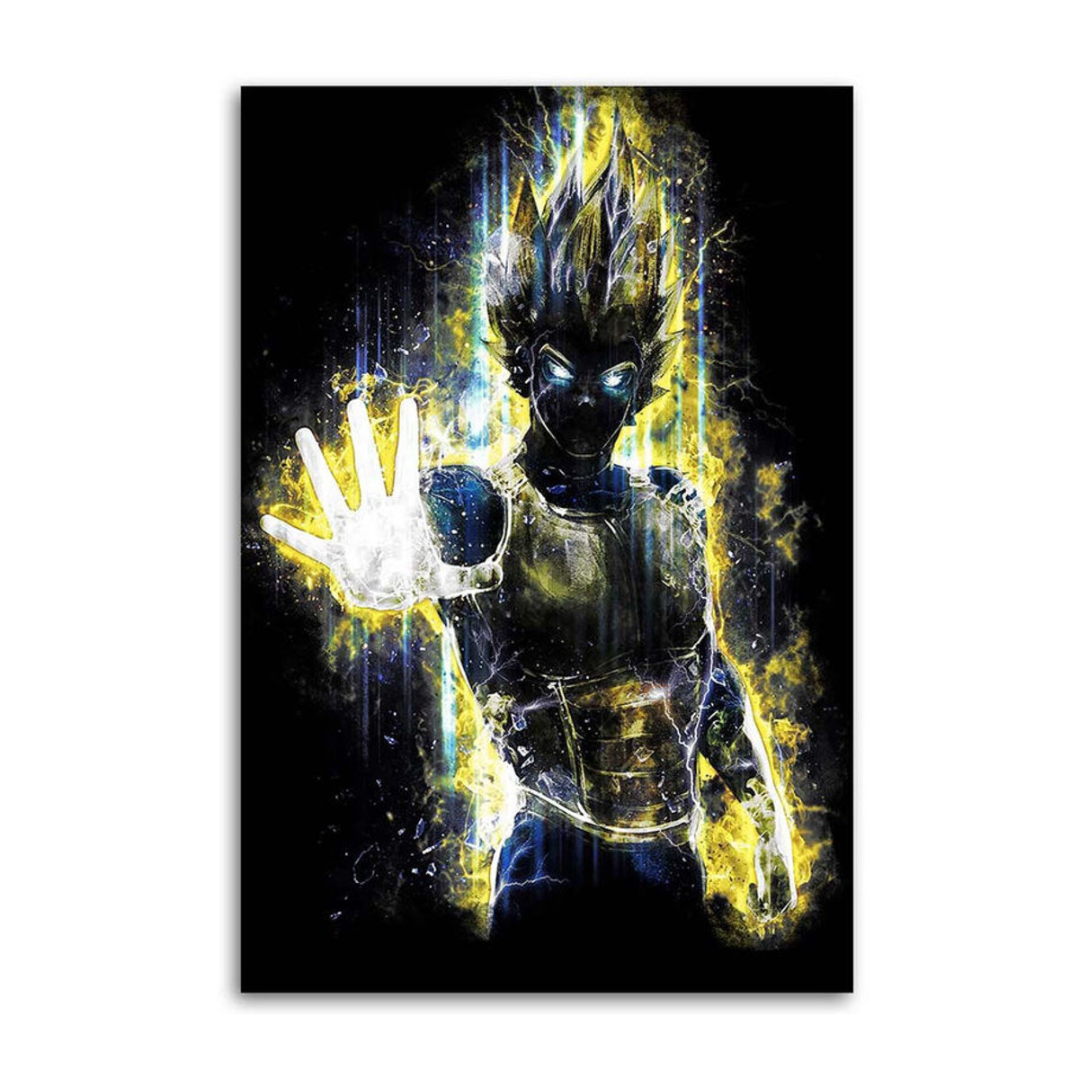 Feeby Leinwandbild Anime Dragonball Vegeta Porträt, mehrfarbig, B: 40 cm, H: 60 cm - Bild 1