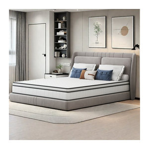FEEOHOME Hybrid Federkernmatratze mit 7 Zonen und OEKO-TEX-Zertifizierung, Weiß, H3 mittlere Festigkeit, B/T: 140 x 190 cm, Höhe: 25 cm