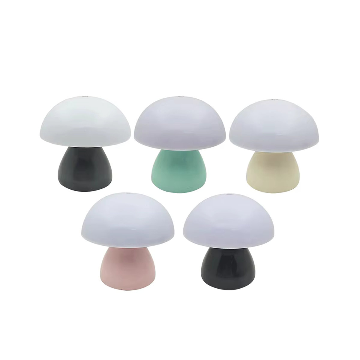 Feimefeiyou Pilz LED Tischlampe mit Touch-Funktion und Akku für Schreibtisch, Bar oder Schlafzimmer im nordischen Design - Bild 3