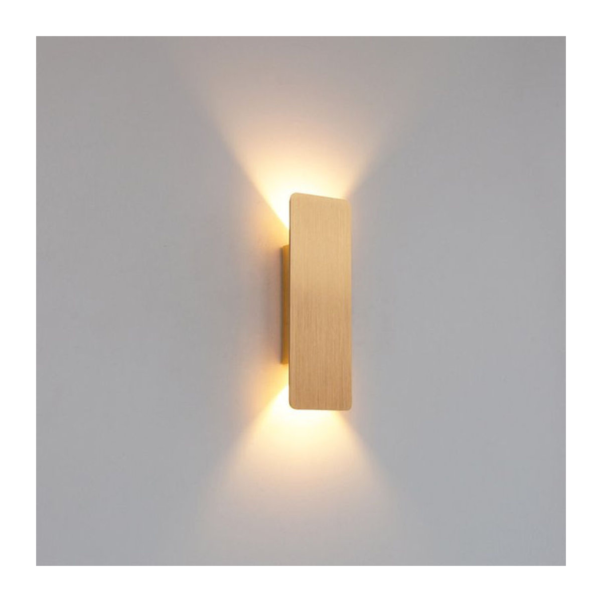 Feiyunlux Moderne LED Wandlampe aus Aluminium in Weiß 6W - Bild 1