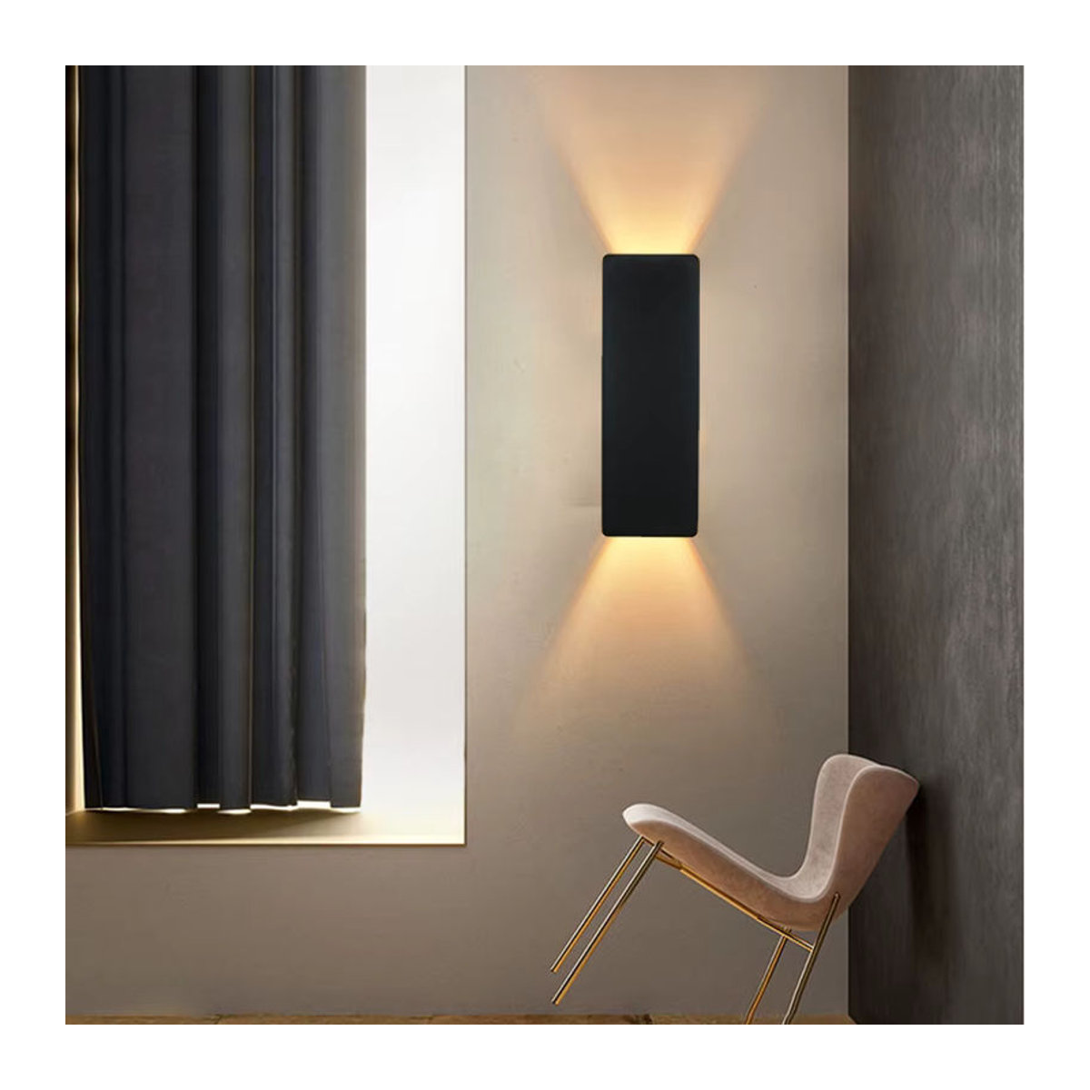 Feiyunlux Moderne LED Wandlampe aus Aluminium in Weiß 6W - Bild 3