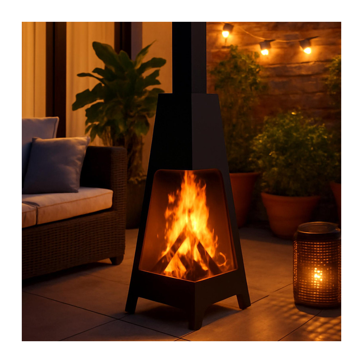 Feuerstelle Kratki Pylos für Holz - Bild 4