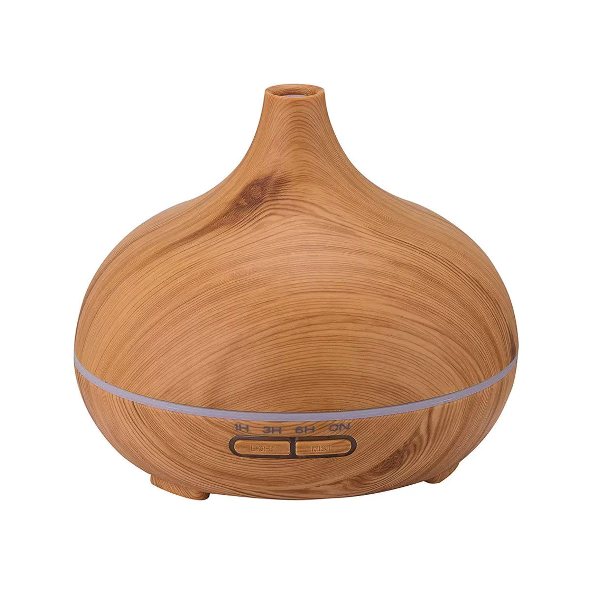 FGFW Ätherisches Öl Diffusor mit Holzmaserung in Braun für Aromatherapie - Bild 4
