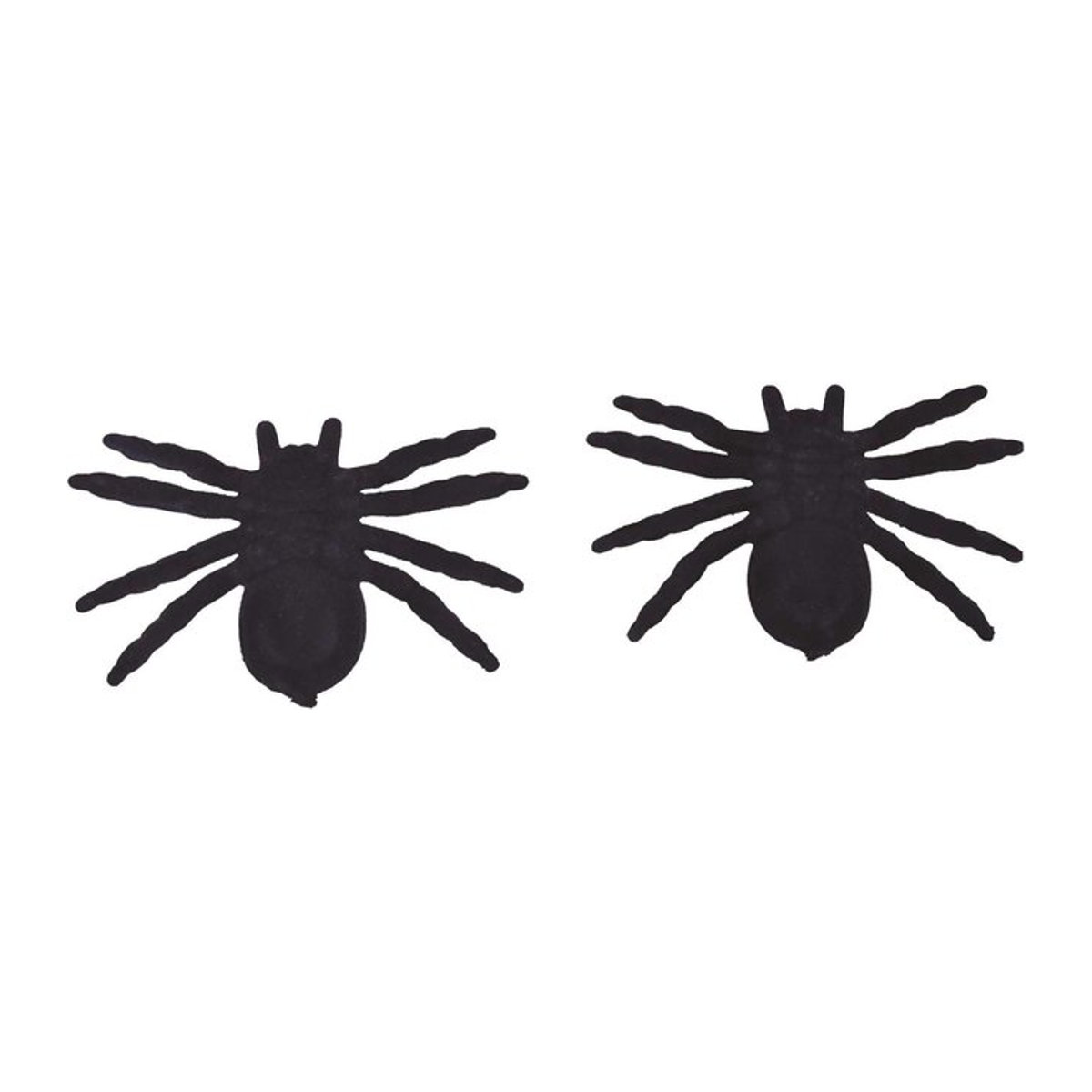 Fiestas Guirca Halloween Spinne Dekoration in Schwarz (2er Pack) - Bild 1