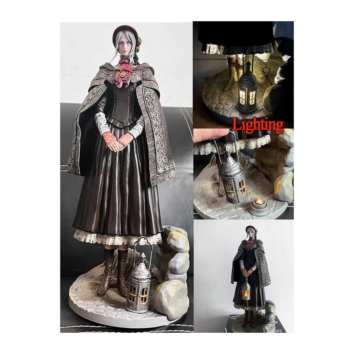 Figma 536 Lady Maria der Astral Clocktower Action Figure aus Bloodborne mit LED, schwarz, Höhe: 36 cm - Bild 7