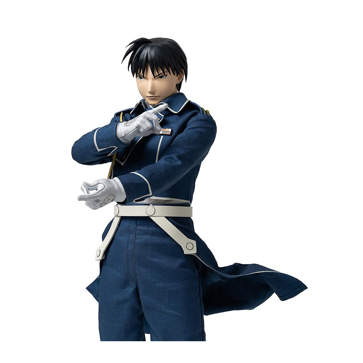 FigZero Fullmetal Alchemist Roy Mustang Anime-Figur im Maßstab 1/6, bemalt mit Stoffkleidung, Farbe: Schwarz - Bild 3