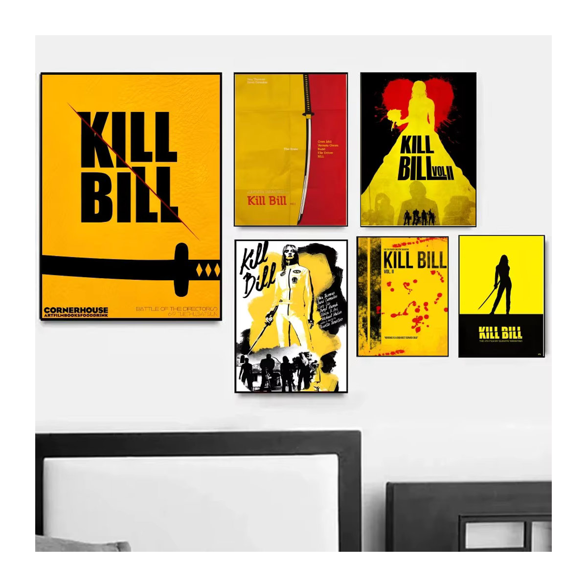Film Film töten Rechnung Leinwand Poster als Kunstmalerei zur Wanddekoration für dein Zuhause, Wohnzimmer oder Café - Bild 2