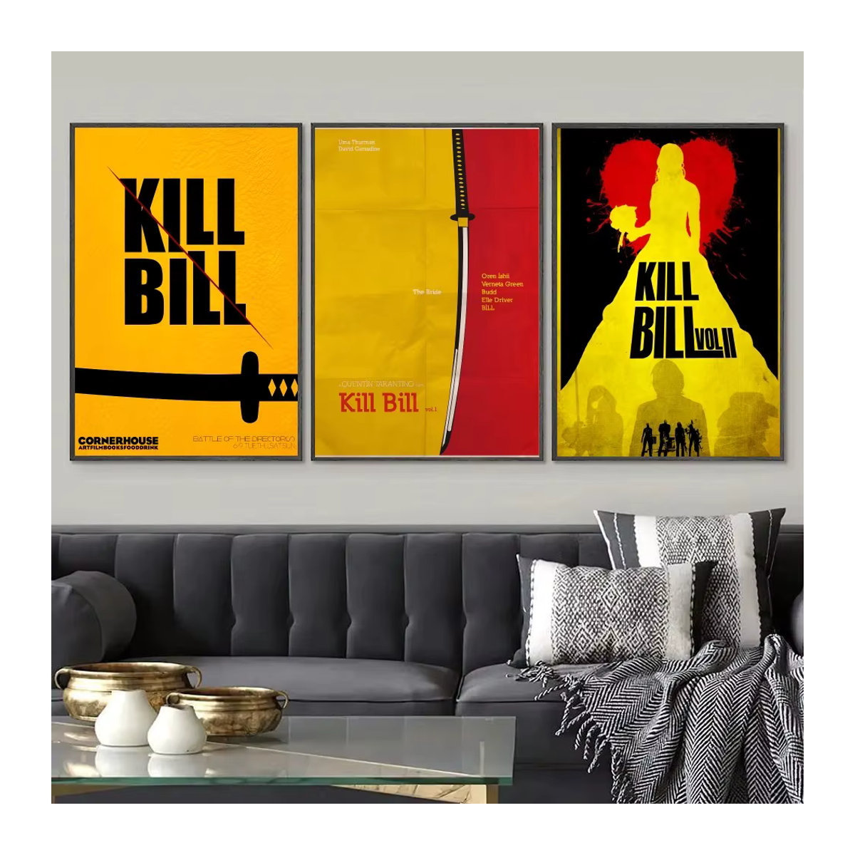 Film Film töten Rechnung Leinwand Poster als Kunstmalerei zur Wanddekoration für dein Zuhause, Wohnzimmer oder Café - Bild 4