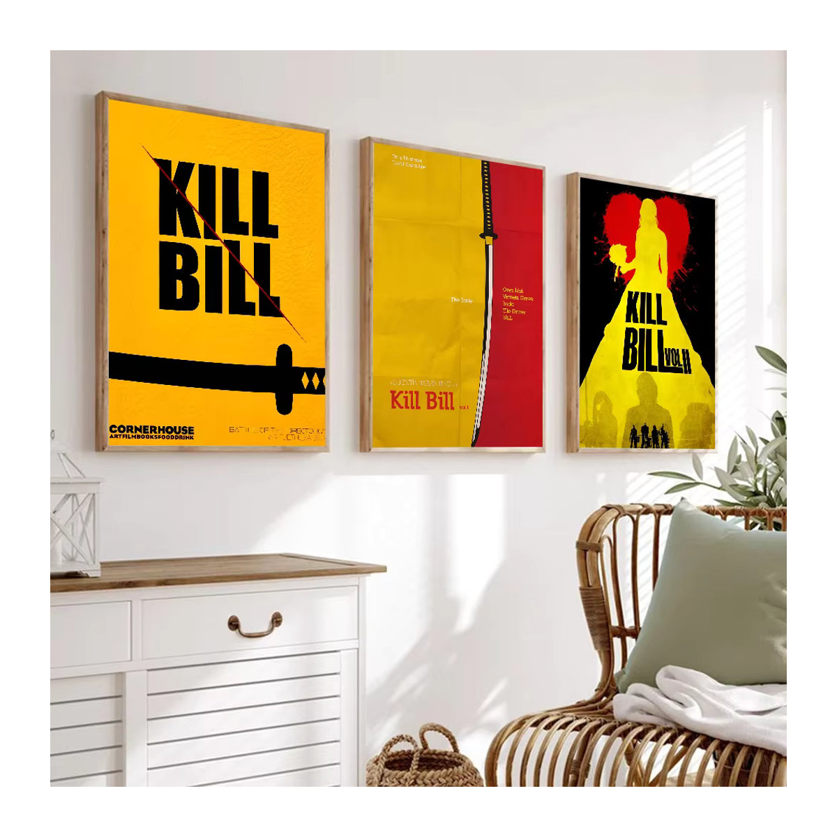Film Film töten Rechnung Leinwand Poster als Kunstmalerei zur Wanddekoration für dein Zuhause, Wohnzimmer oder Café - Bild 6