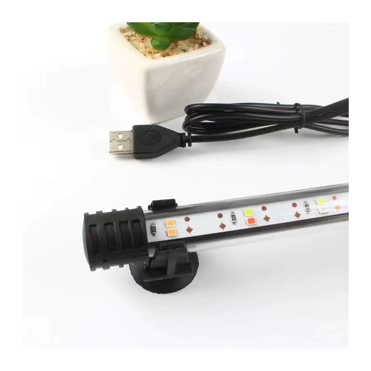 Findixpet LED Aquarium Licht Unterwasser Beleuchtung Wasserdicht mit USB Stecker, Höhe: 18-58 cm - Bild 5