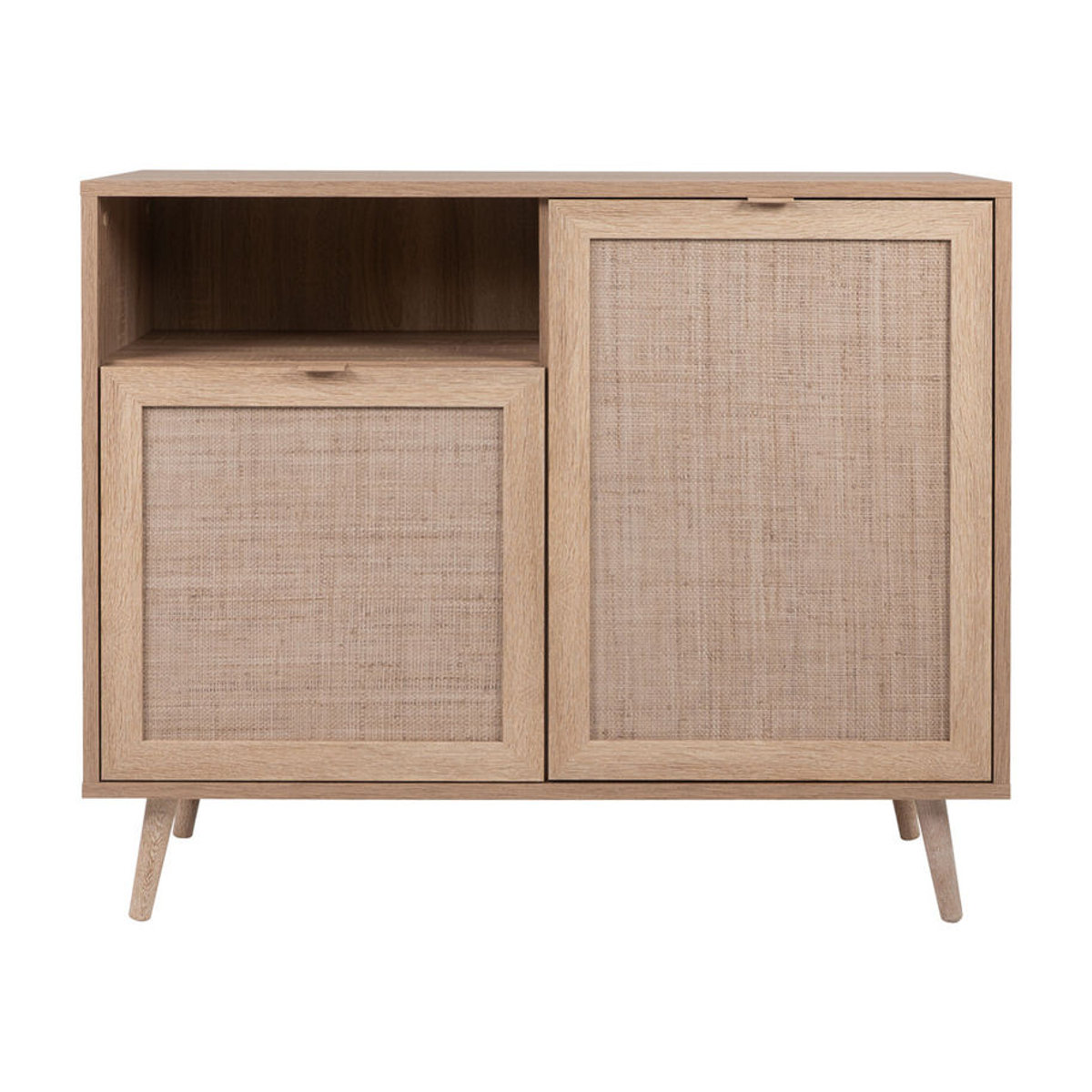 Finori Kommode Bali in Sonoma-Eiche und Beige im Bohemian-Stil B/H/T: 102 x 87 x 40 cm - Bild 2