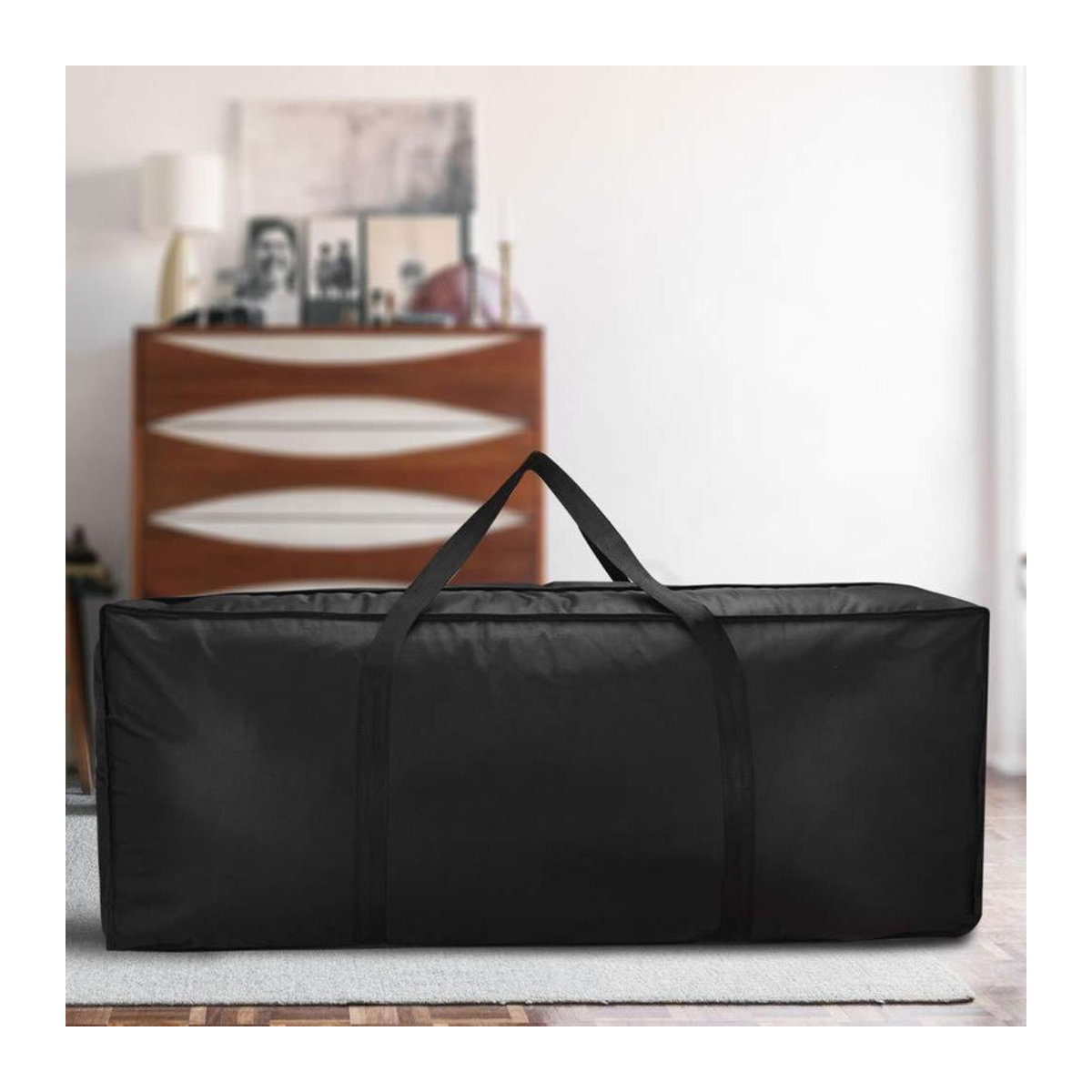 Fishine Wasserdichte Aufbewahrungstasche aus 210D Oxford-Gewebe für Outdoor-Möbel, Schwarz - Bild 5