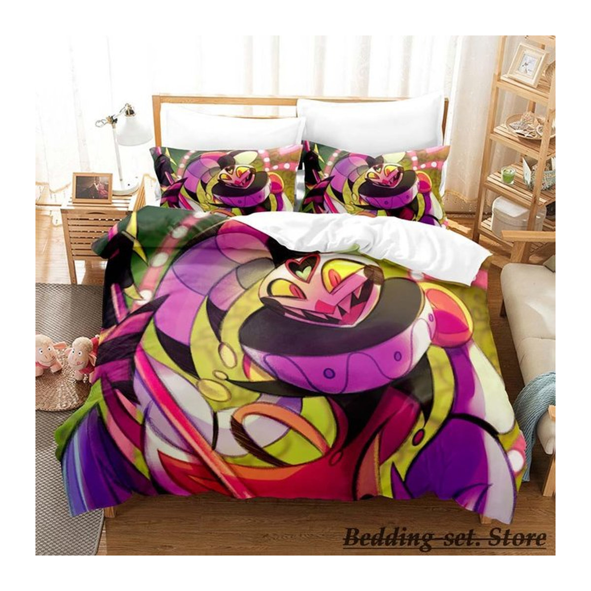 Fizzarolli Boss Bettwäsche Set Multicolor, 3-teilig, B/H: 135 x 200 cm - Bild 1
