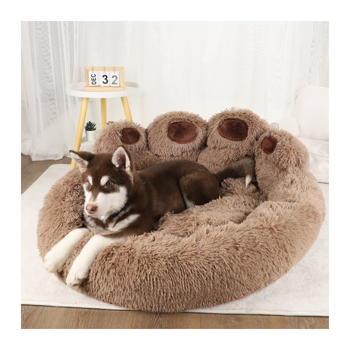 Flauschiges Hundebett von BeiYu Pet - Bild 1