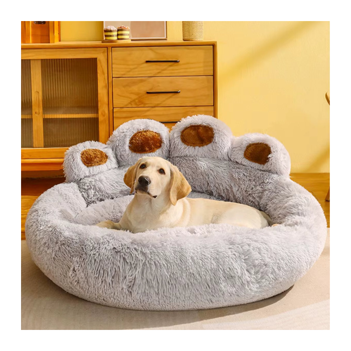 Flauschiges Hundebett von BeiYu Pet - Bild 2
