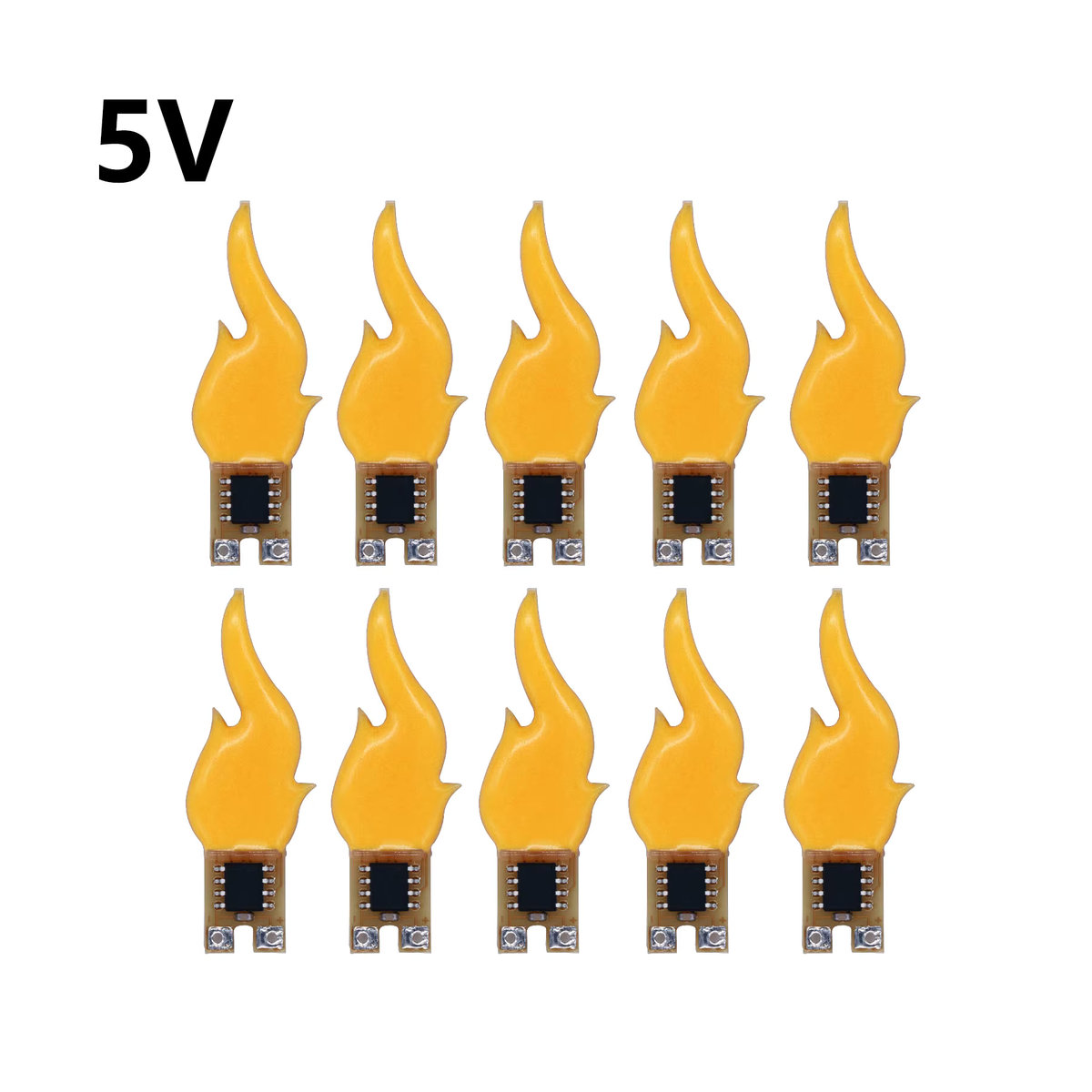 Flexibles LED COB Filament für Edison-Glühbirnen, Warmweiß 2200K, Retro-Dekorationsbeleuchtung, DC 3-5V - Bild 2