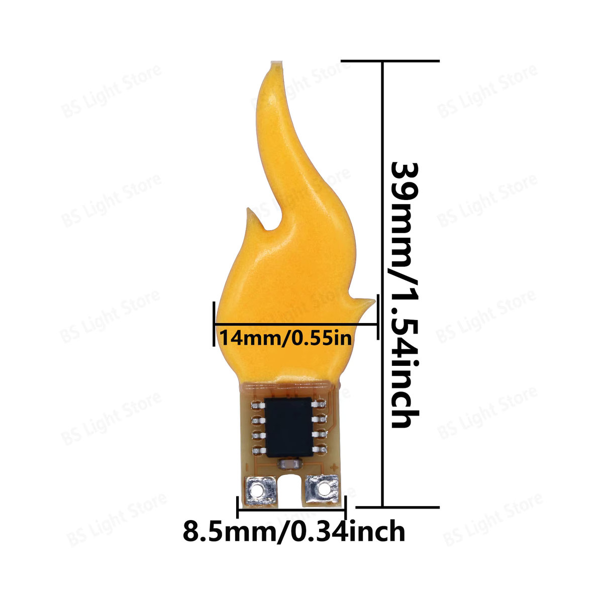 Flexibles LED COB Filament für Edison-Glühbirnen, Warmweiß 2200K, Retro-Dekorationsbeleuchtung, DC 3-5V - Bild 4