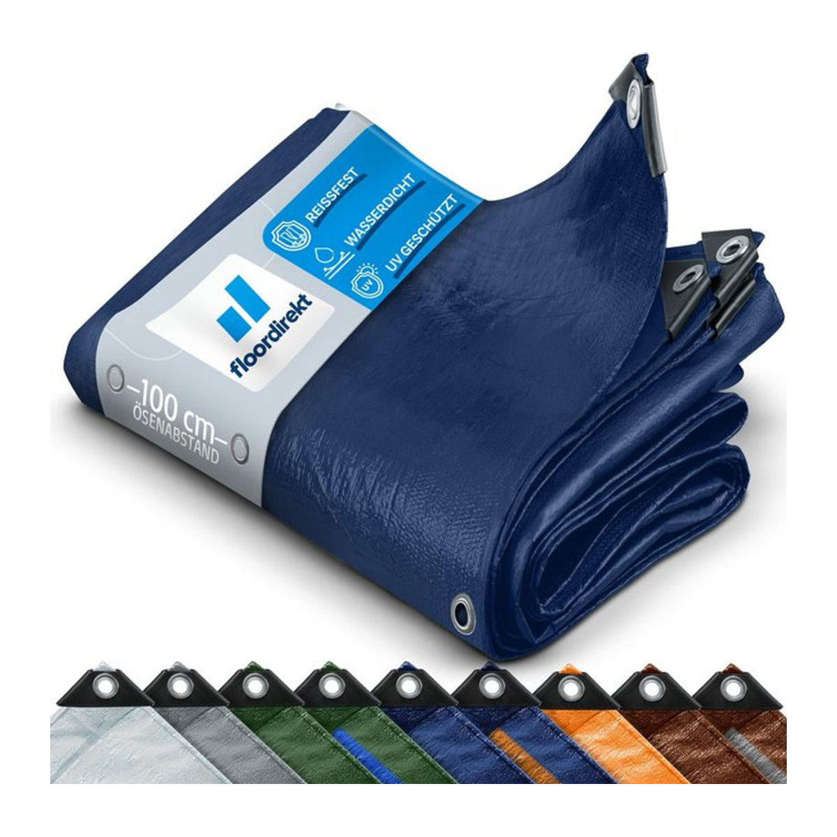 floordirekt Abdeckplane 240 g/m² Blau - Bild 1