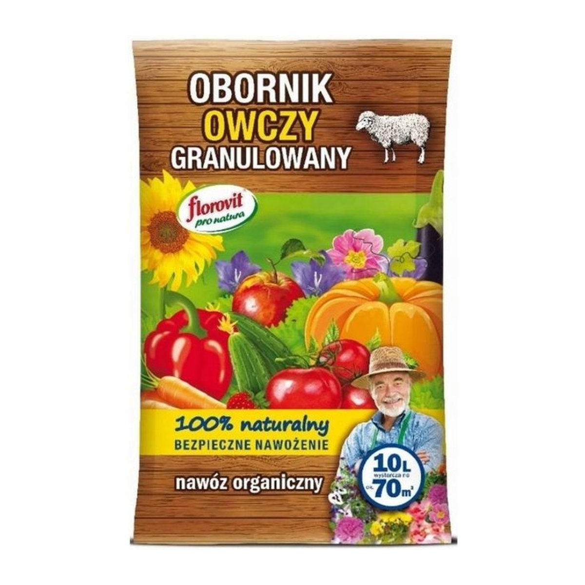 Florovit Pro Natura Schafsdünger granuliert 10 l - Bild 1