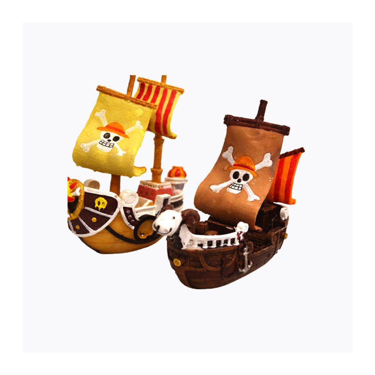 FluxAtelier One Piece Going Merry Segelboot Dekoration aus Kunstharz, mehrfarbig - Bild 4