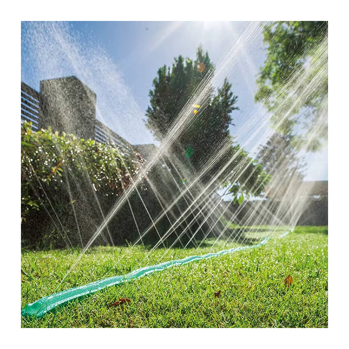 FOGWOWO Sprinkler Soaker Schlauch Set in Grün zur Garten- und Rasenbewässerung - Bild 4
