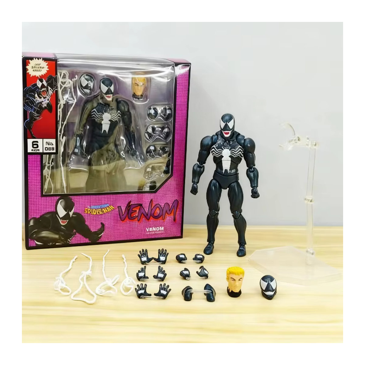 Fondjoy Venom Action Figur MAF088 Modell Statue in Schwarz, 16 cm Höhe - Bild 4