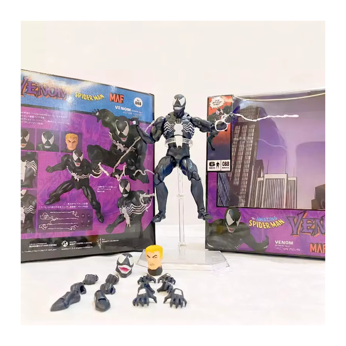 Fondjoy Venom Action Figur MAF088 Modell Statue in Schwarz, 16 cm Höhe - Bild 5