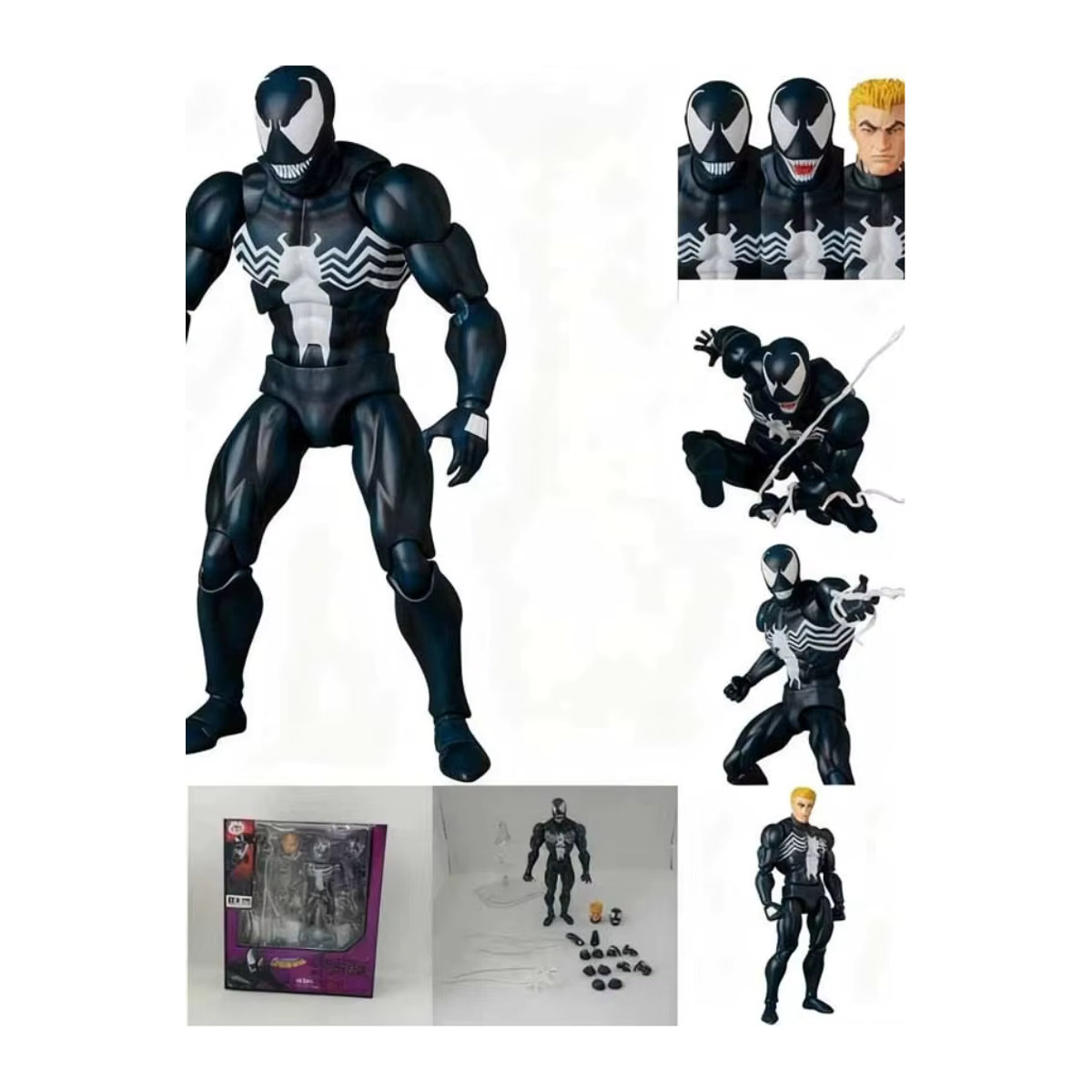 Fondjoy Venom Action Figur MAF088 Modell Statue in Schwarz, 16 cm Höhe - Bild 7