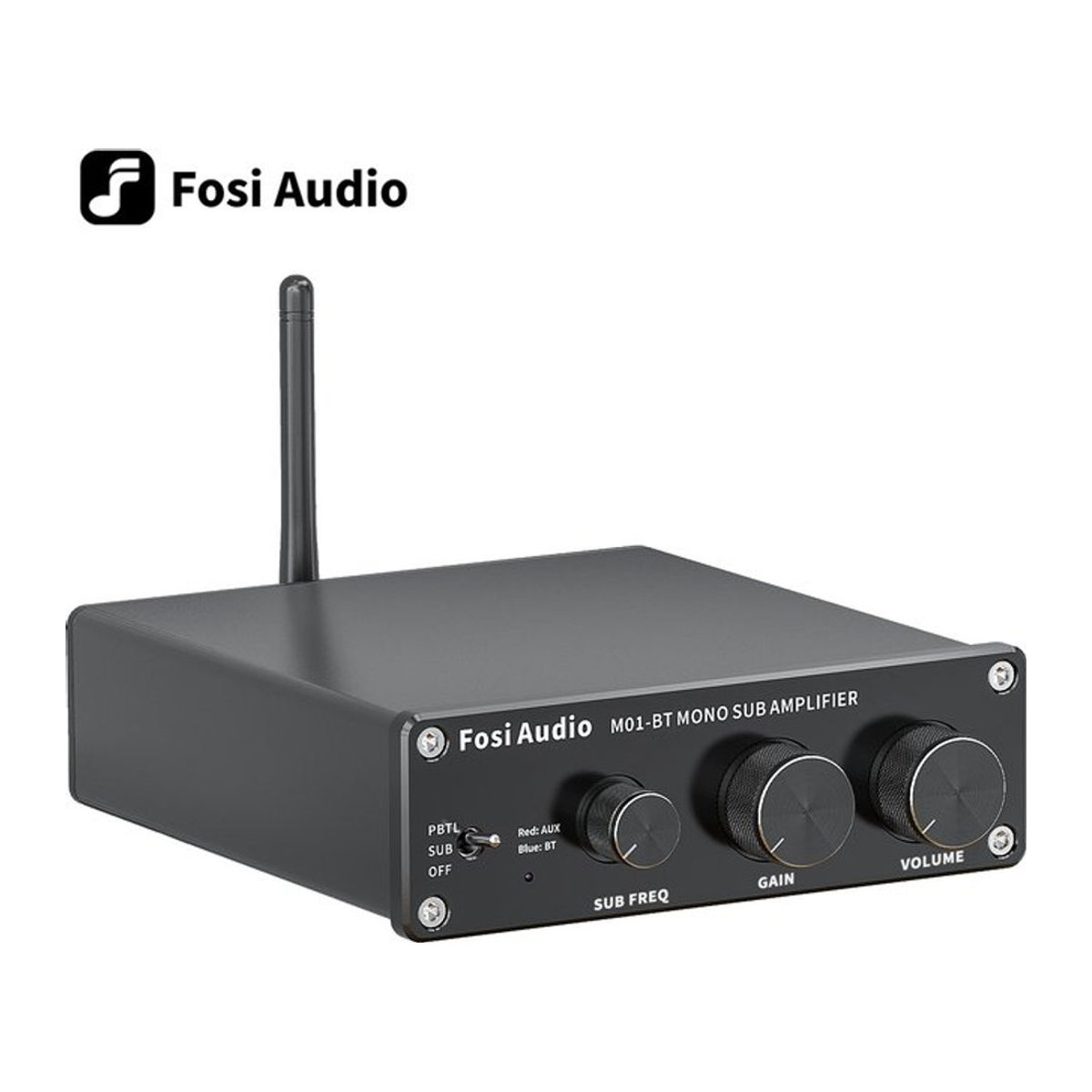 Fosi Audio M01-BT Bluetooth Verstärker 300W Mono Amp in Schwarz - Bild 1