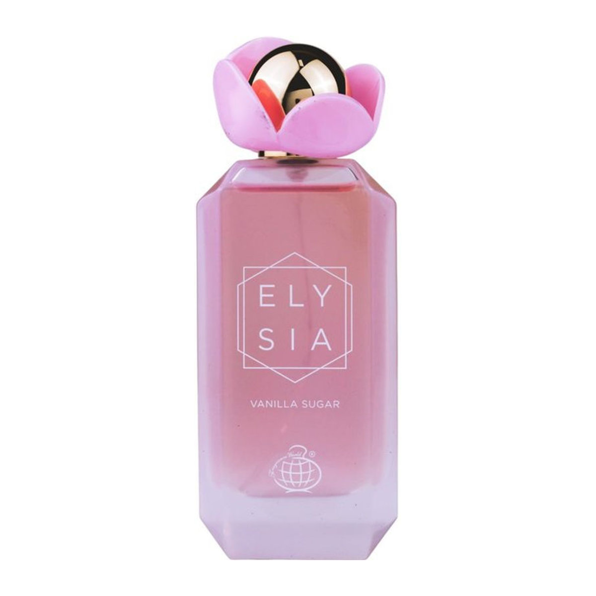 Fragrance World Elysia Vanilla Sugar Eau de Parfum für Erwachsene in Rosa, 100ml - Bild 1