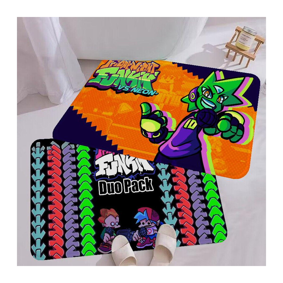 Friday Night Funkin Spiel Druckteppich Karpetti Multicolor B/B: 100 x 150 cm - Bild 1
