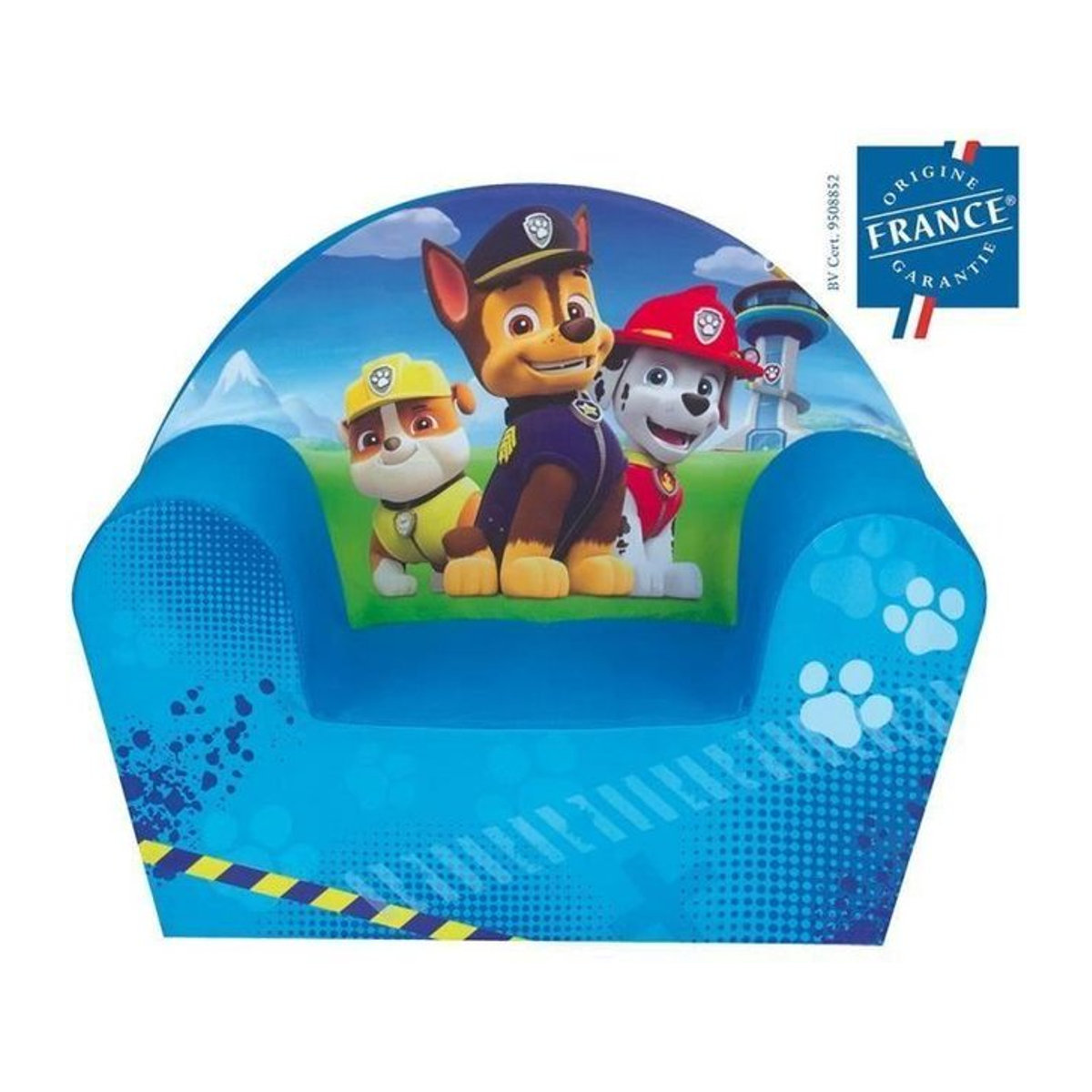 Fun House Paw Patrol Kindersessel aus Schaumstoff in Blau, B/T/H: 42 x 52 x 33 cm - Bild 1