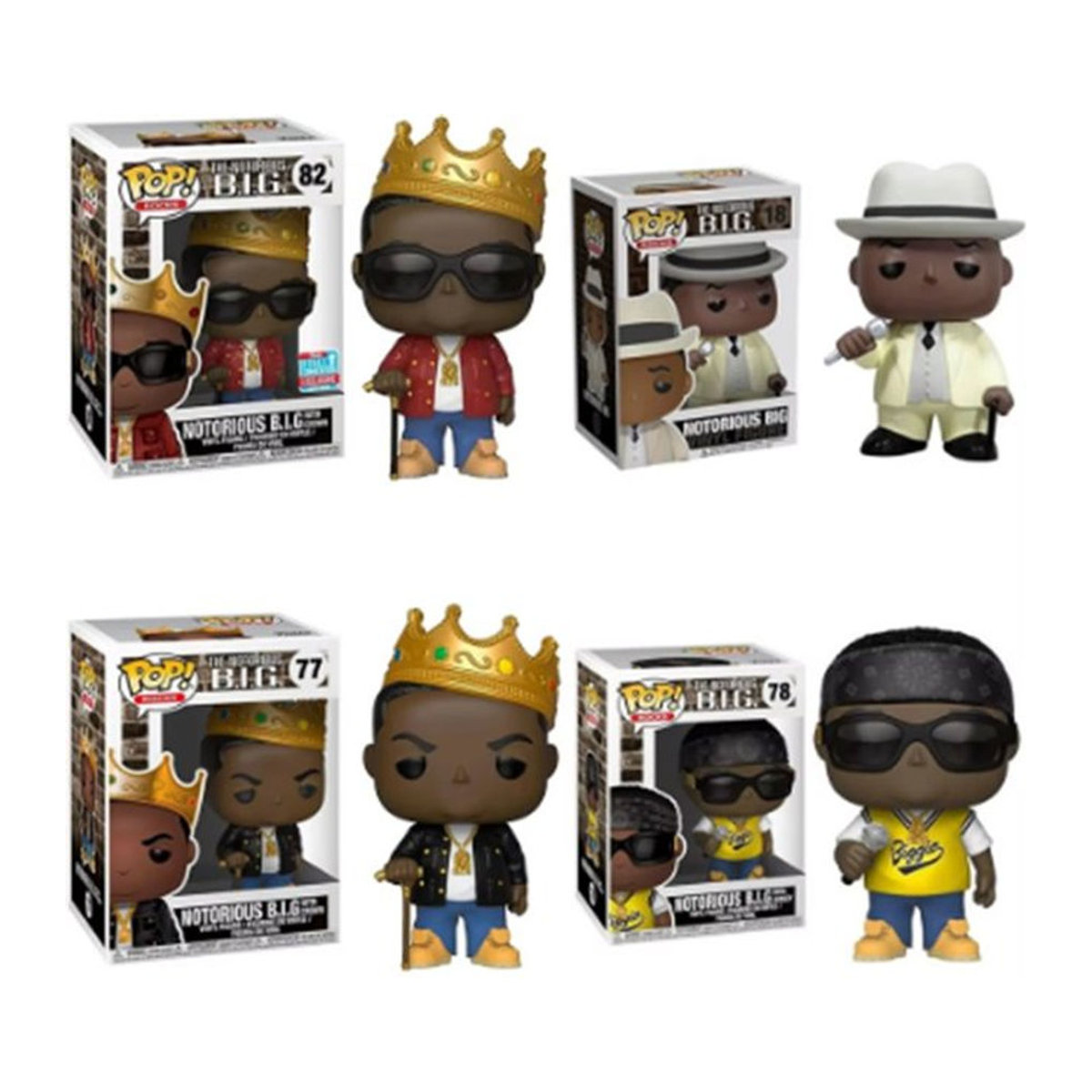 Funko Pop Mr. Big Notorious Big Sammelfigur aus Kunststoff, mehrfarbig - Bild 1