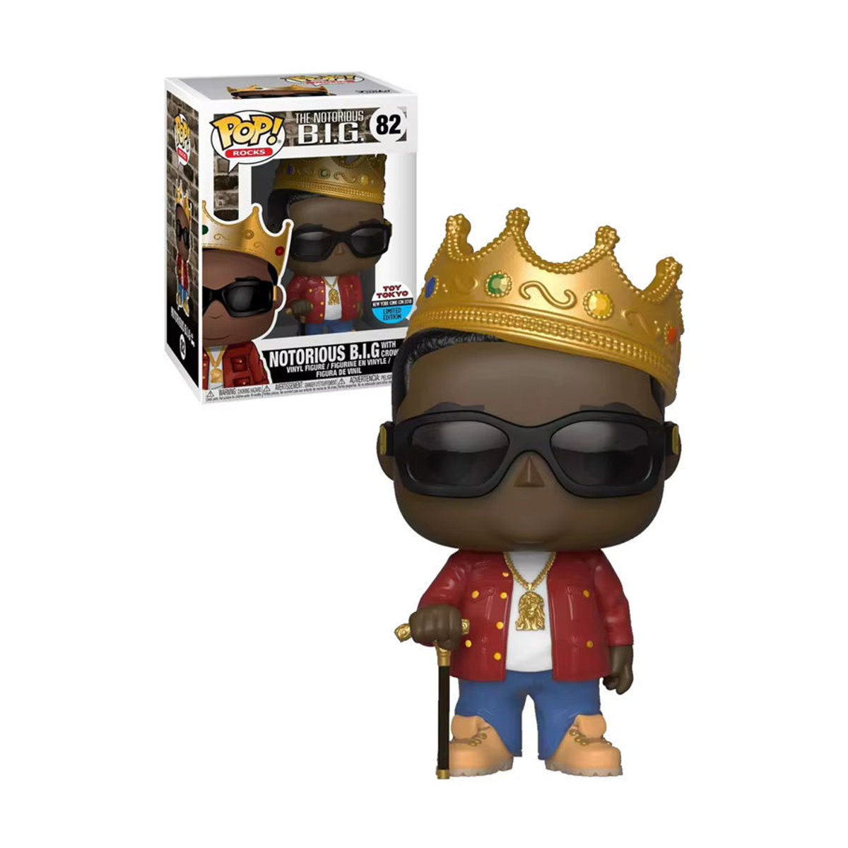 Funko Pop Mr. Big Notorious Big Sammelfigur aus Kunststoff, mehrfarbig - Bild 3
